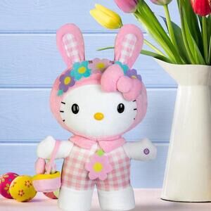 Hello Kitty Pink Bunny Easter Greeter 16” BNWT